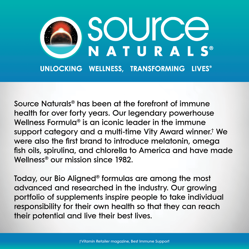 Source Naturals AHCC, Increases Natural Killer Cell Activity* 500mg - 30 Capsules
