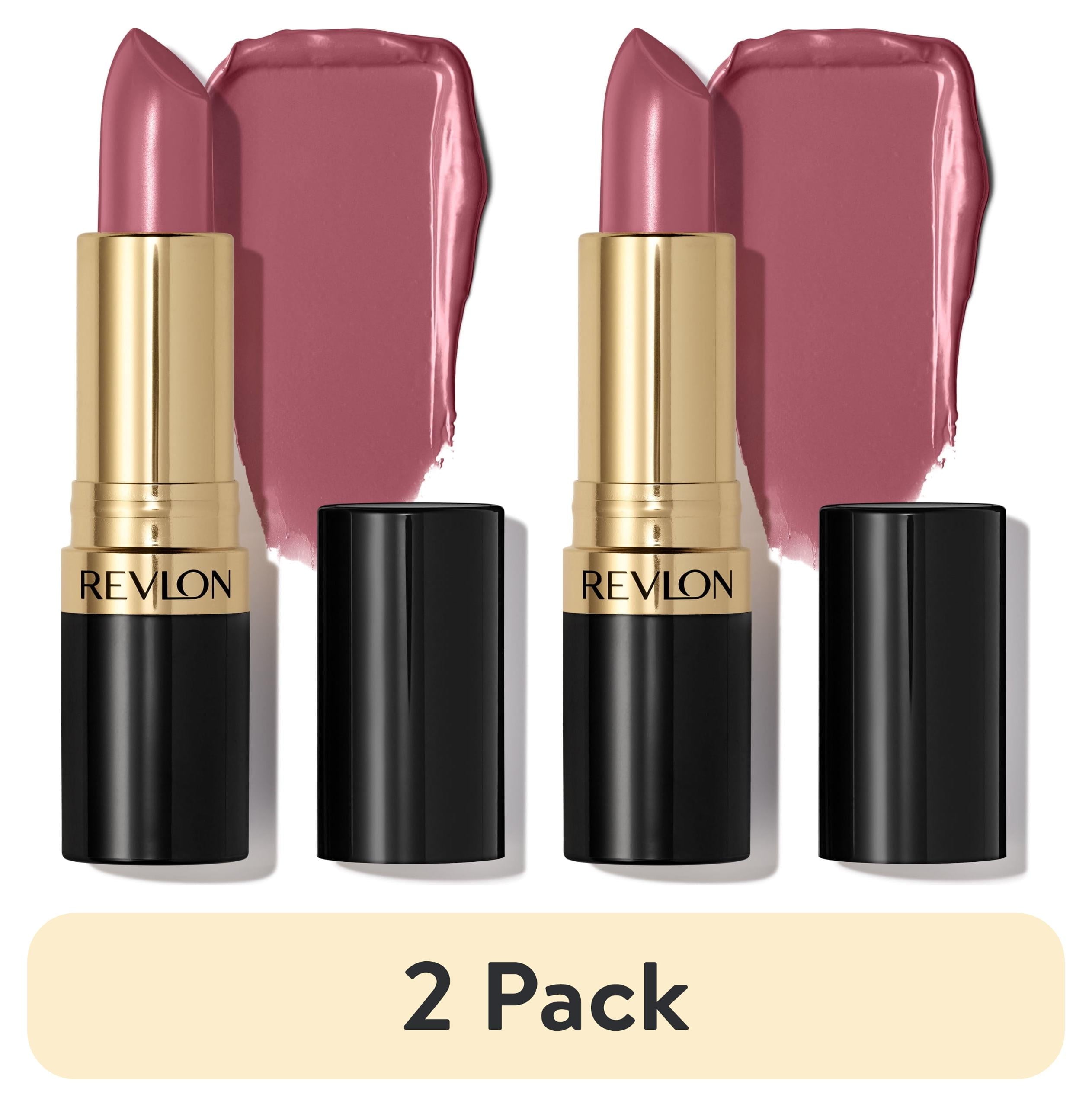 (2 pack) Revlon Super Lustrous Creme Lipstick, Creamy Formula, 764 On the Mauve, 0.15 oz
