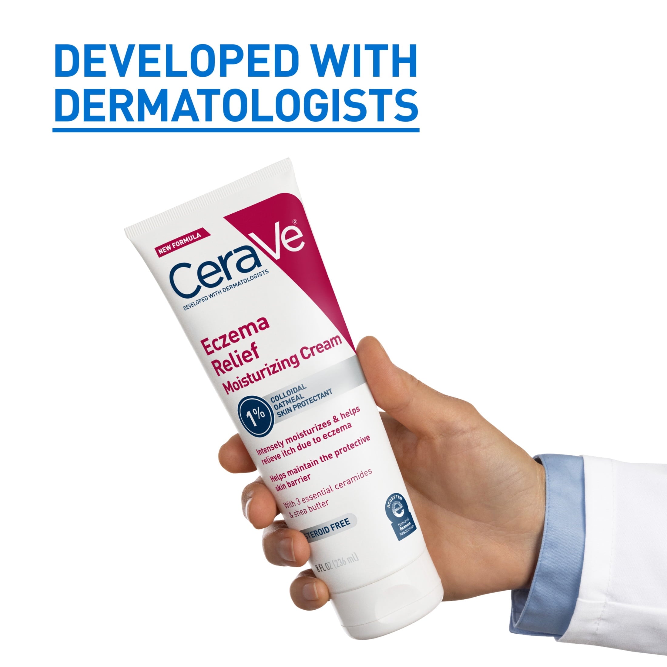 CeraVe Eczema Relief Moisturizing Cream 8 fl oz