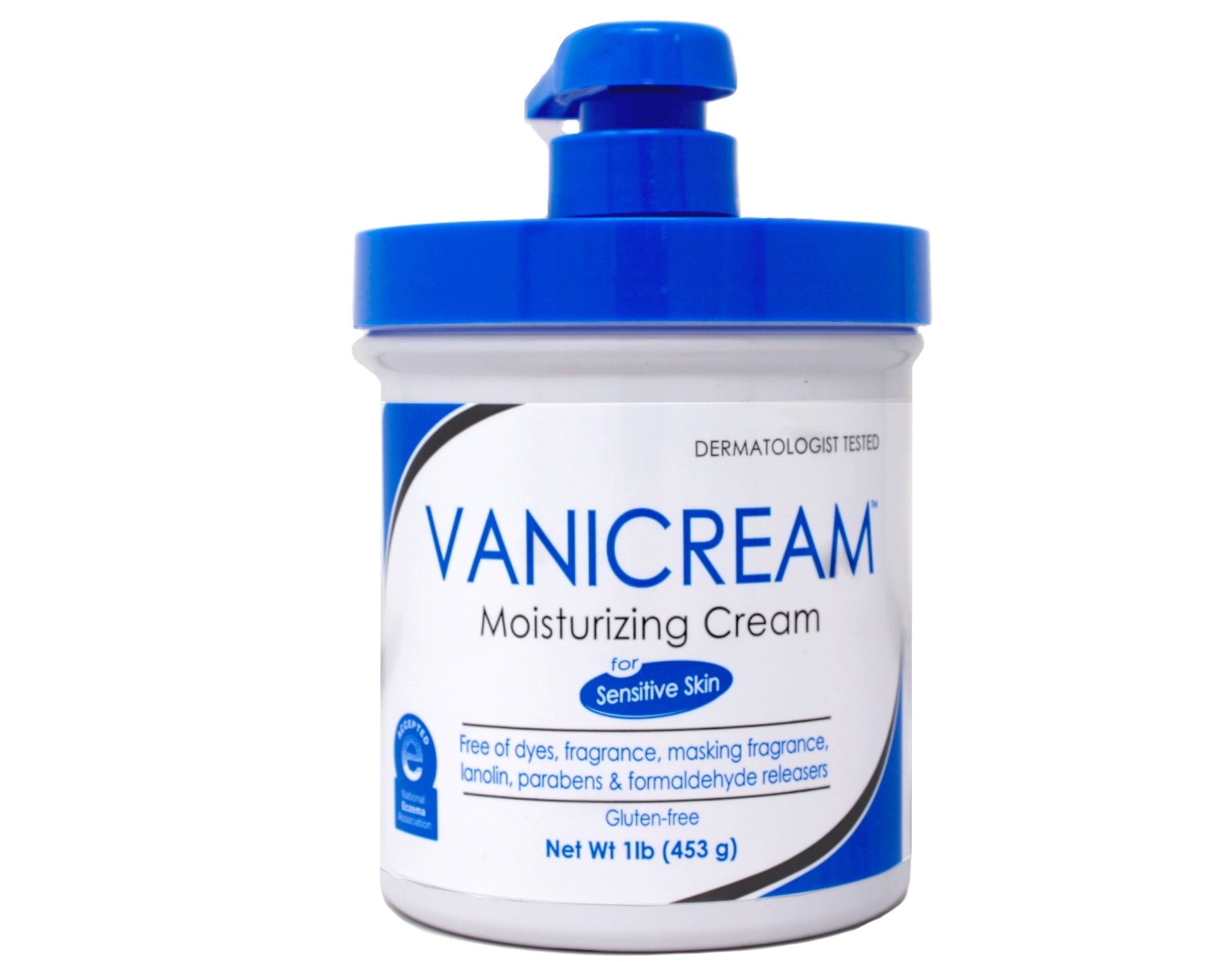 2X - Vanicream Moisturizing Cream with Pump, Fragrance Free - 16oz