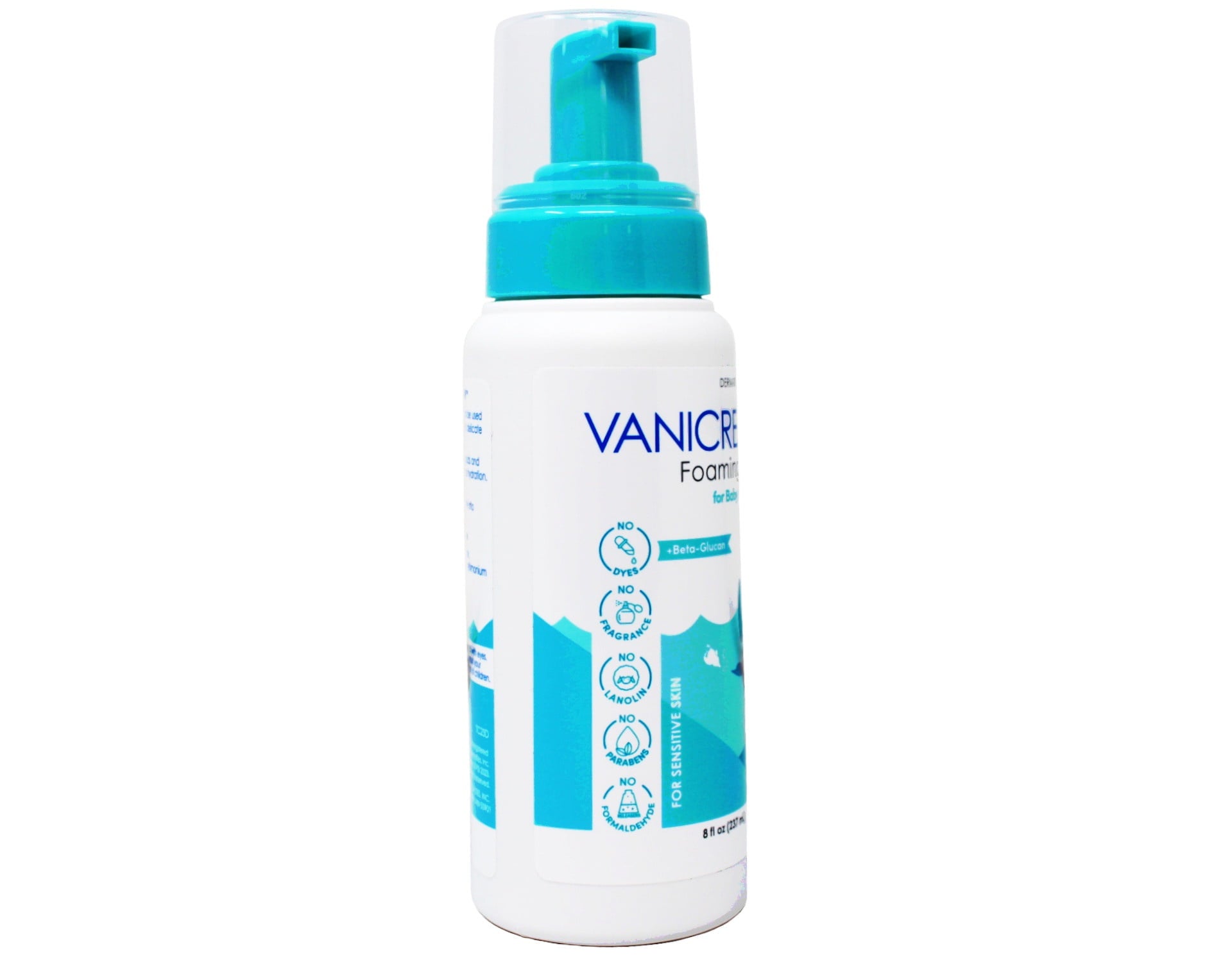 Vanicream Foaming Wash, For Baby, Sensitive Skin, Tear Free, 8 fl oz (237 ml)
