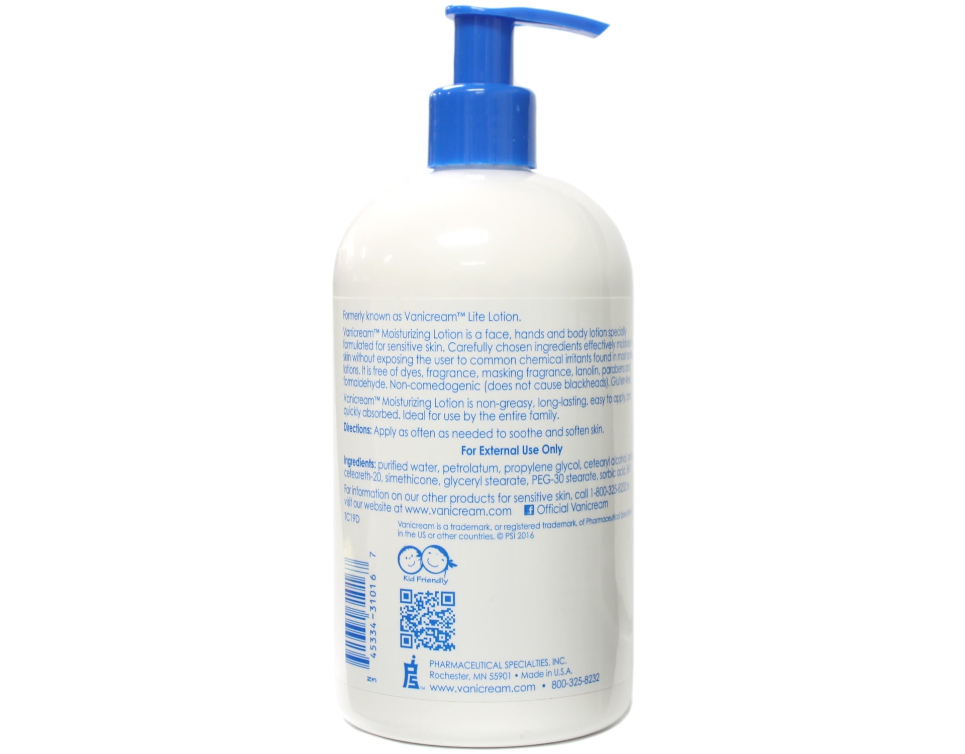 3 Pack Vanicream Moisturizing Lotion For Sensitive Skin 16 Oz Each