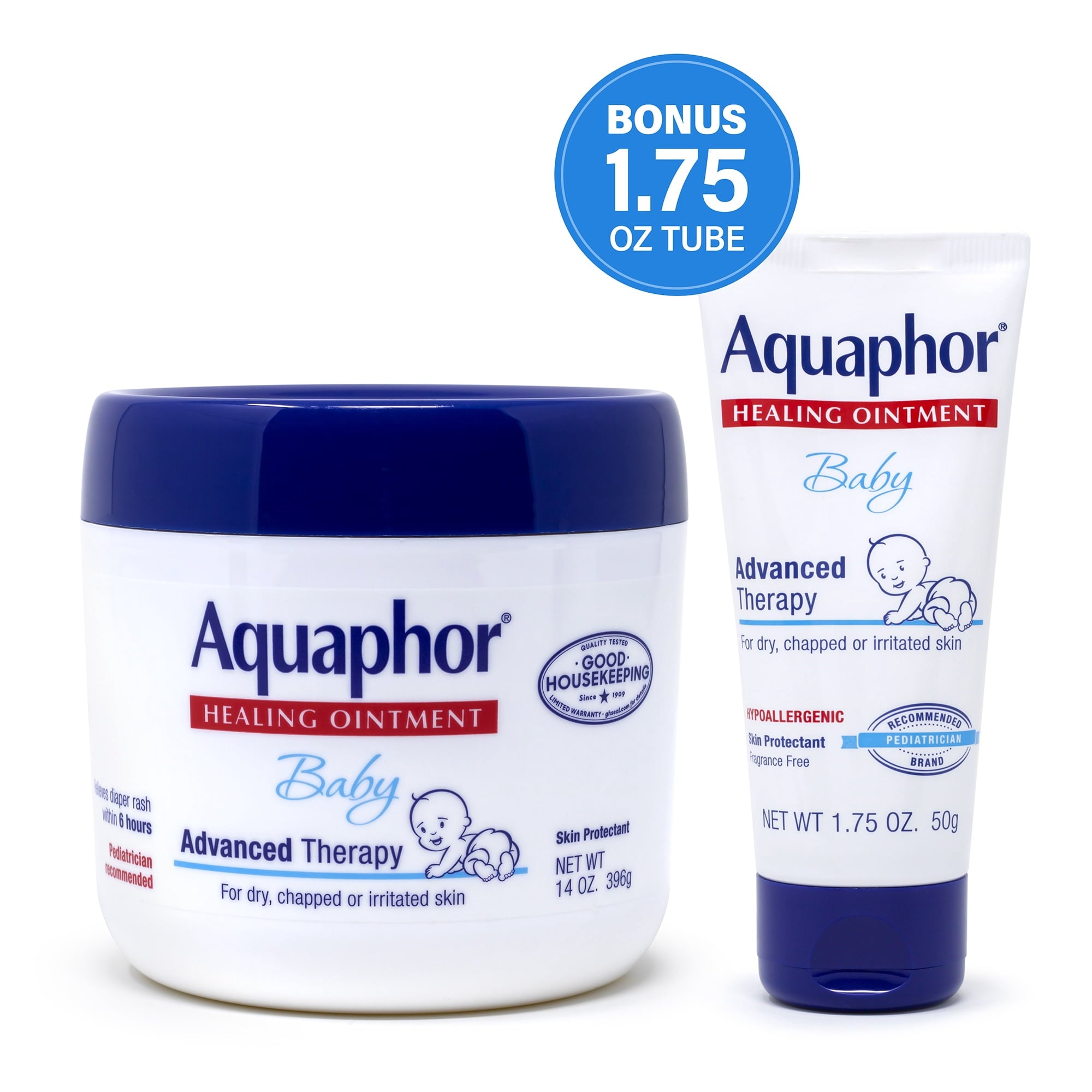 Aquaphor Advanced Therapy Baby Healing Ointment with Bonus, 15.75 oz.