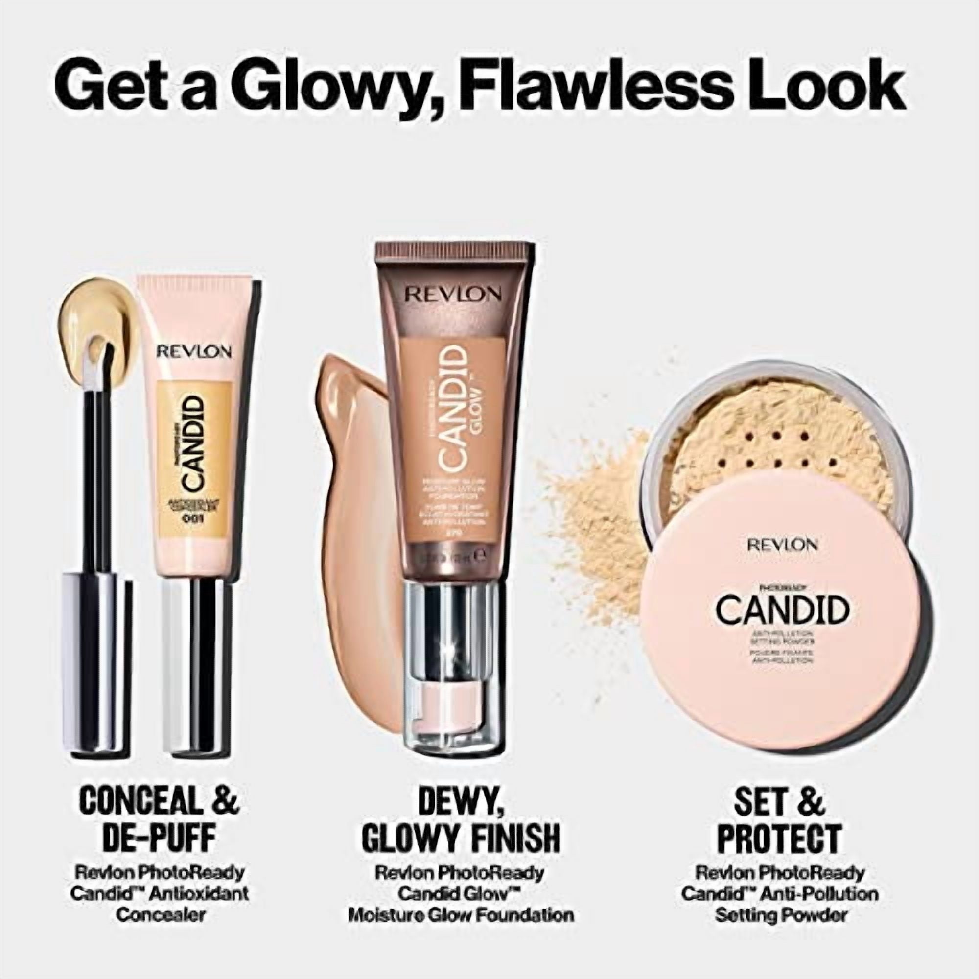 PhotoReady Candid Glow Moisture Glow Anti-Pollution Foundation, 200 Nude, 0.75 fl oz