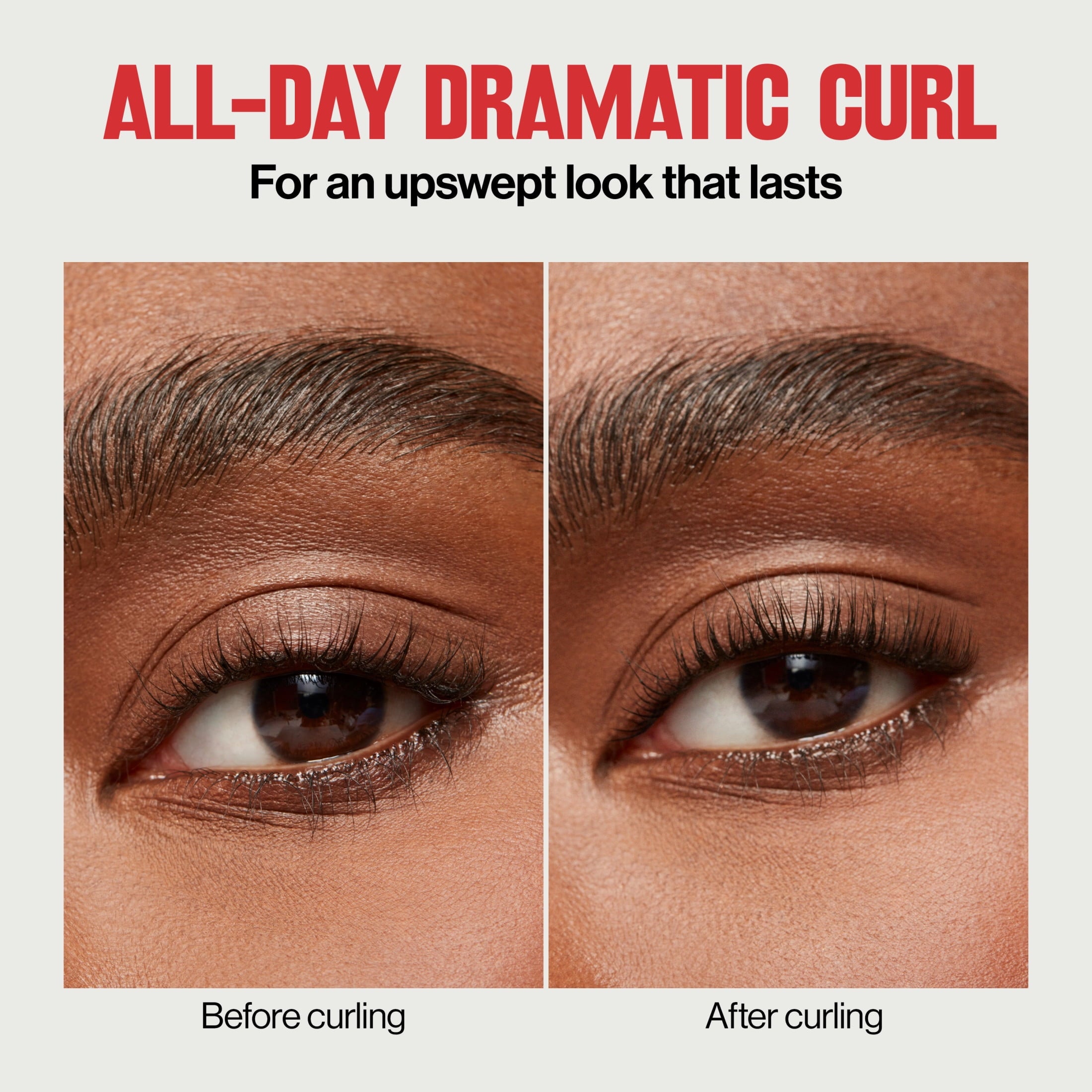 Revlon Extra Curl Lash Curler, All Day Dramatic Curl, No-Slip Finger Grips, 1 count
