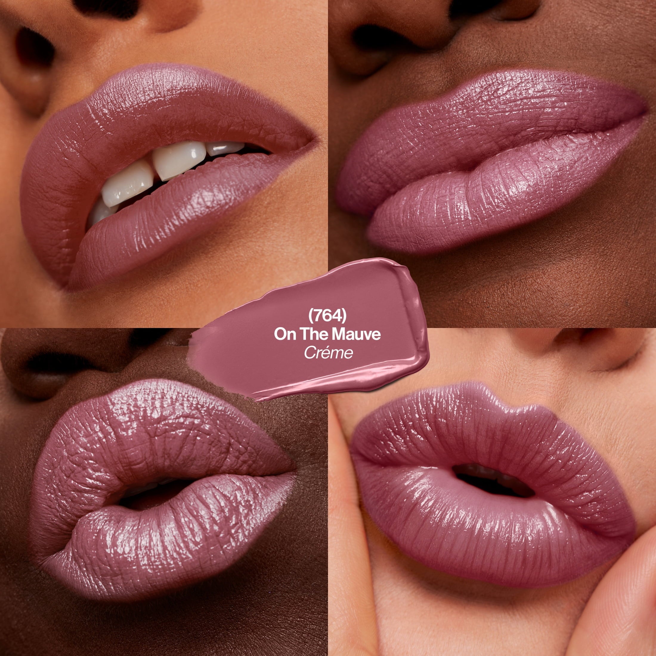 (2 pack) Revlon Super Lustrous Creme Lipstick, Creamy Formula, 764 On the Mauve, 0.15 oz