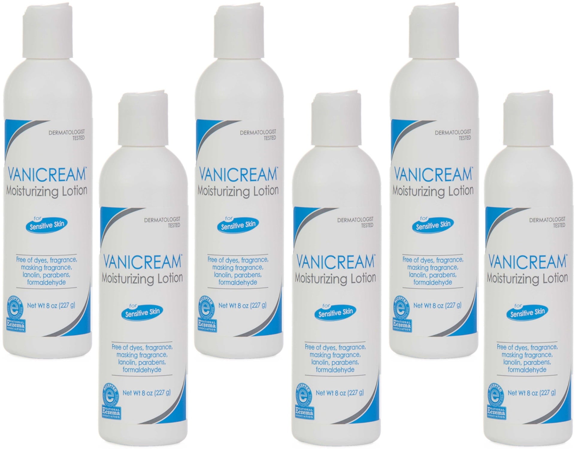 6 Pack - Vanicre am Moistu rizing Loti on 8 oz Each