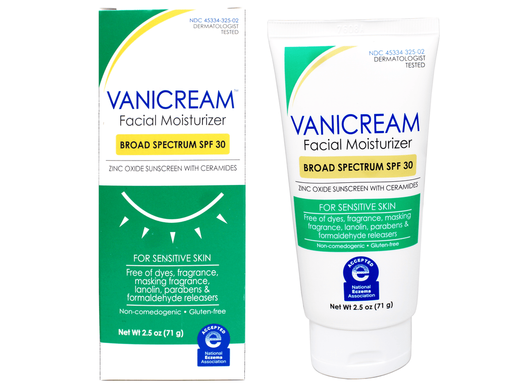 6 Pack - Vanicream Facial Moisturizer with SPF 30, Sunscreen with Ceramides, for Sensitive Skin, 2.5 OZ