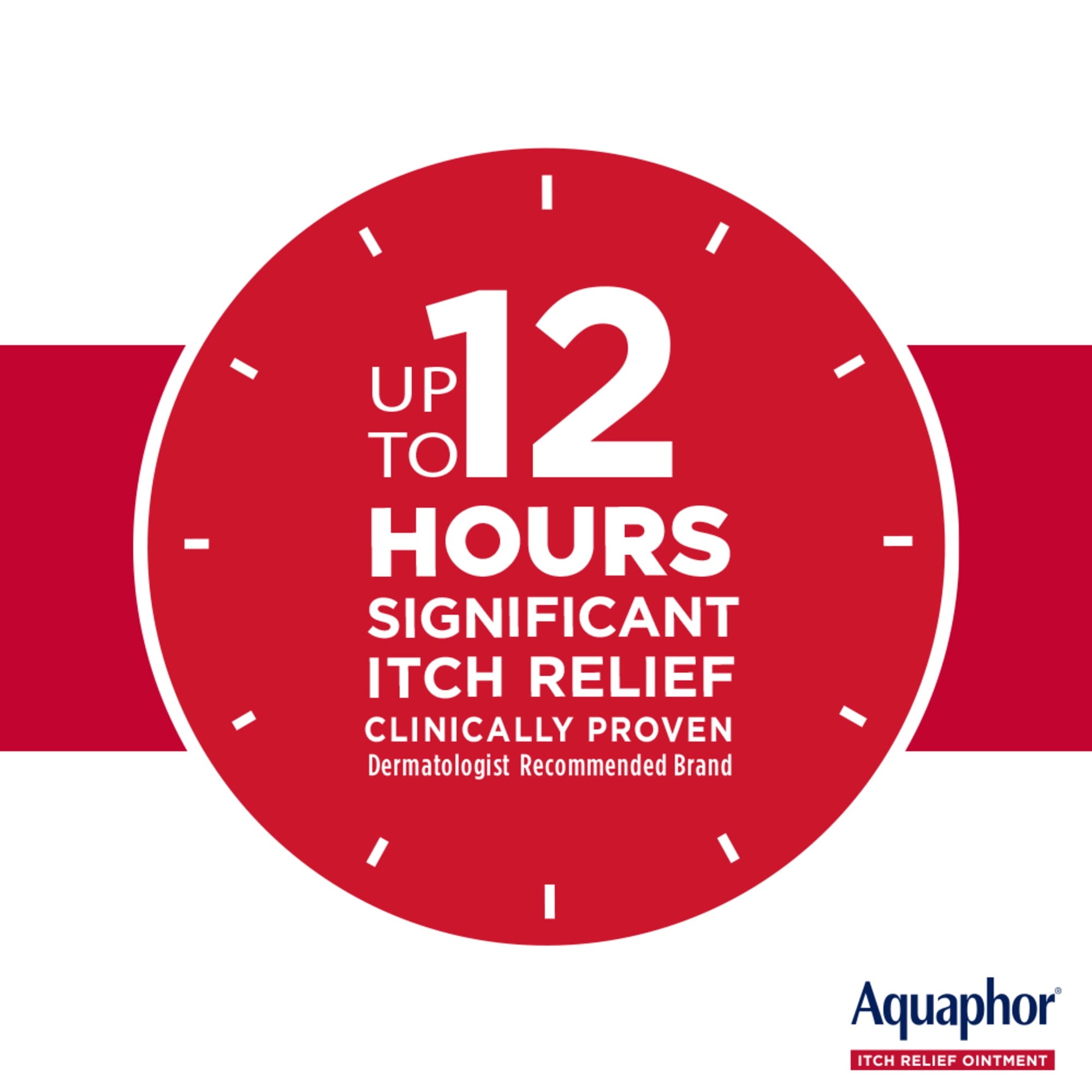 Aquaphor Itch Relief Ointment, Hydrocortisone Anti-Itch Cream, Fast-Acting, 2 oz