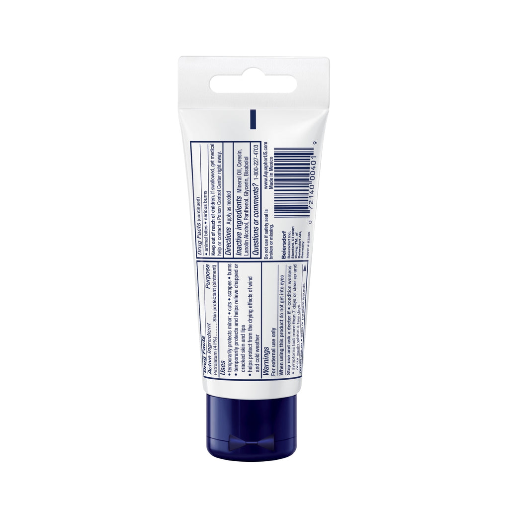 Aquaphor Healing Ointment Skin Protectant for Dry, Cracked, Irritated Skin, Travel Size, 1.75 oz
