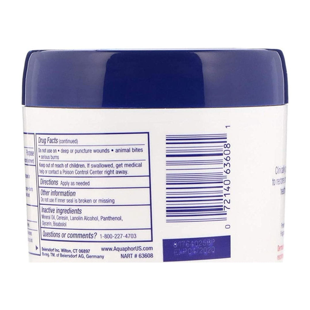 Aquaphor Original Severely Dry Skin Treatment Ointment (Pack of 4)