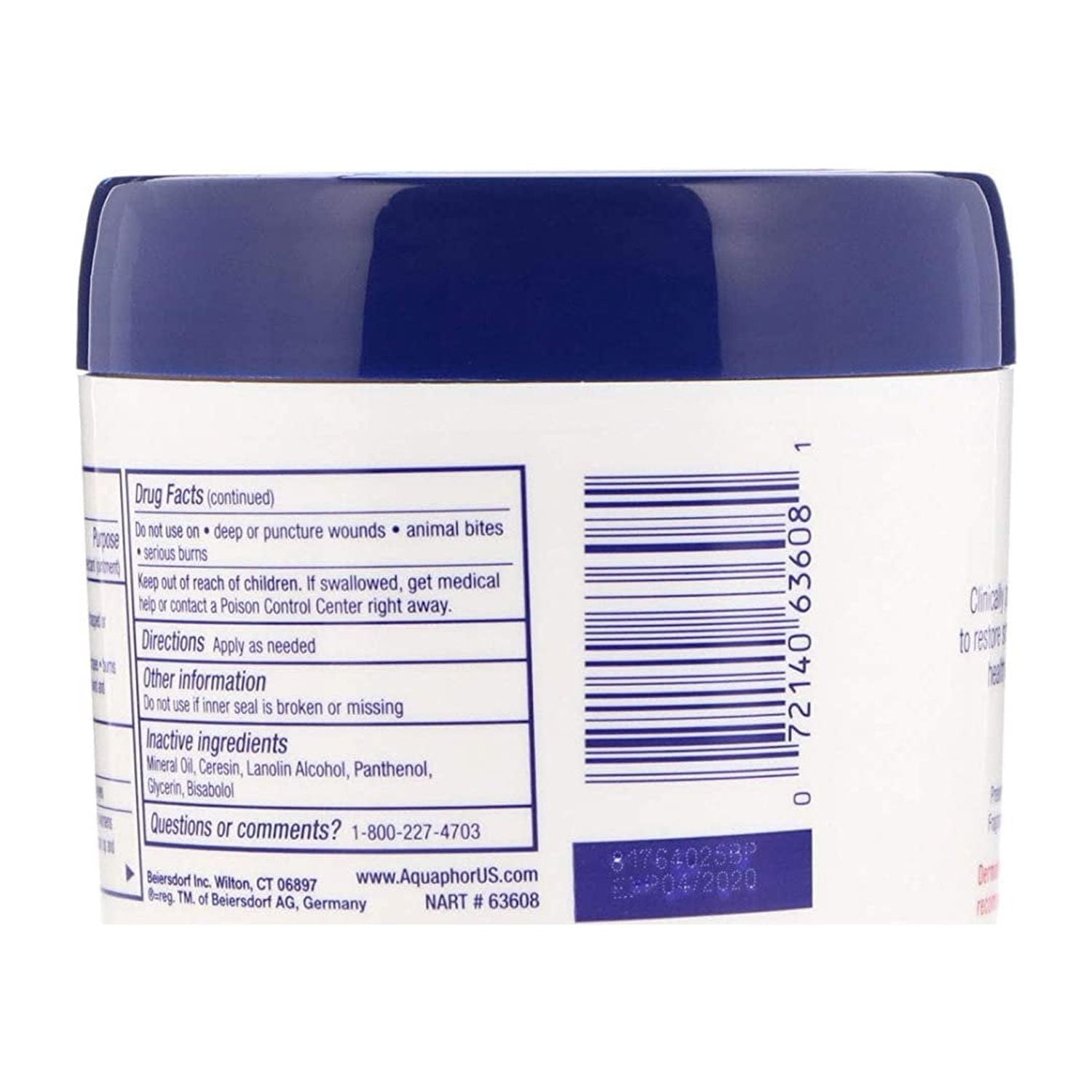 Aquaphor Original Severely Dry Skin Treatment Ointment (Pack of 4)