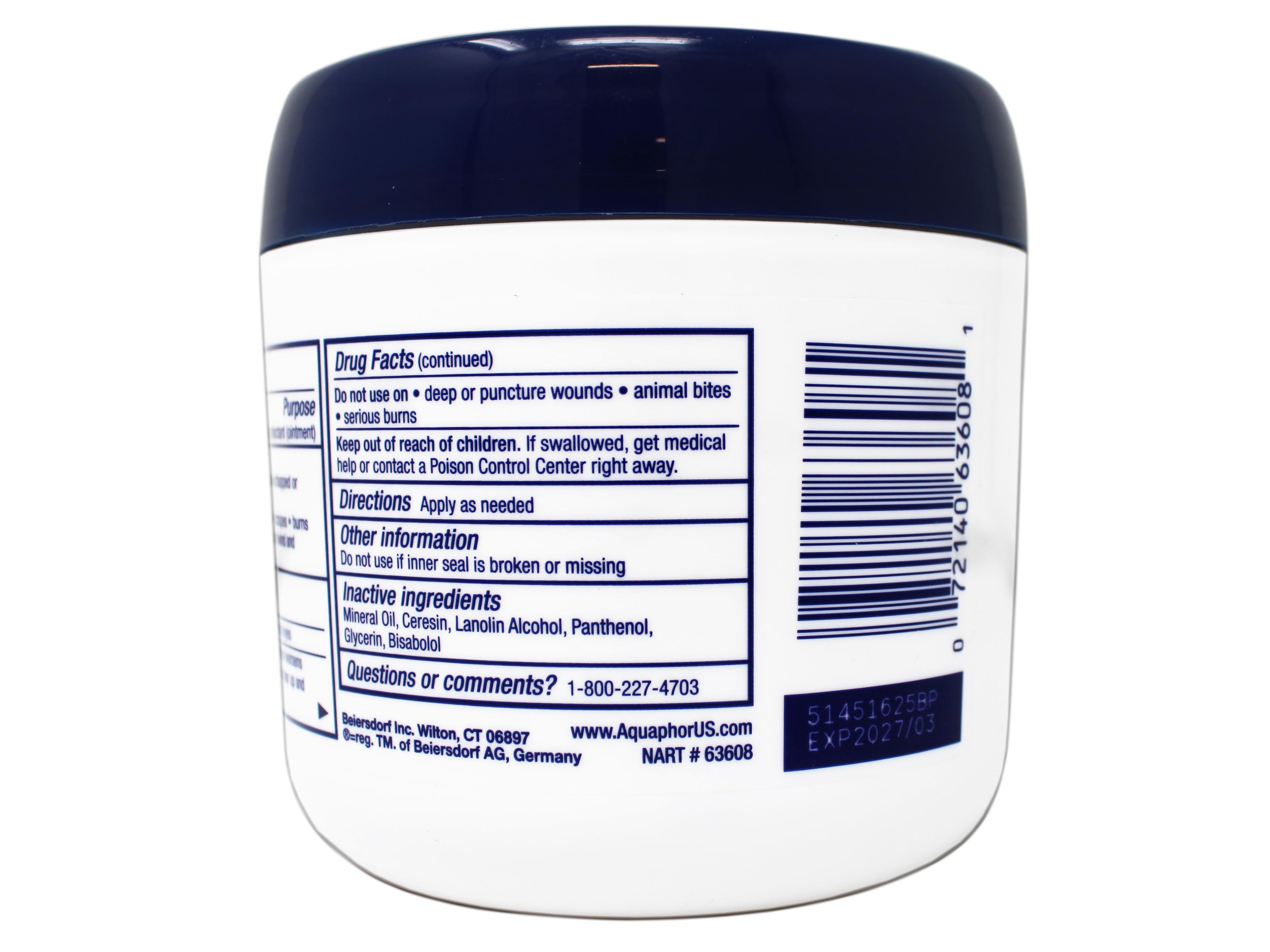 Aquaphor Baby Healing Ointment Advanced Therapy Skin Protectant, 14 Ounce