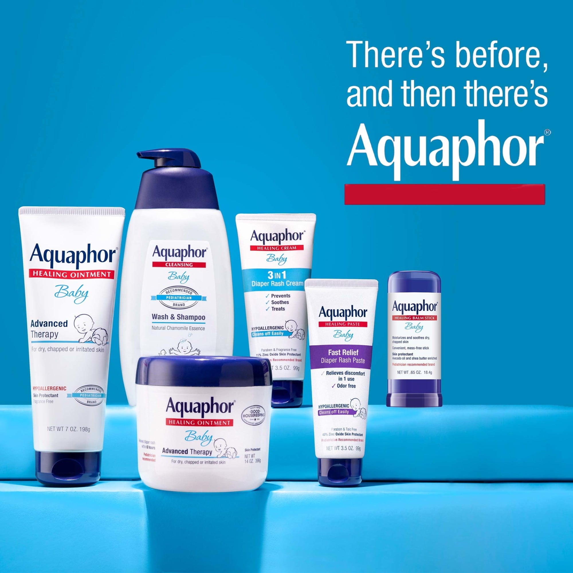 (2 pack) Aquaphor Baby Wash & Shampoo, Fragrance Free and Tear Free for Baby's Sensitive Skin, 25.4 fl oz