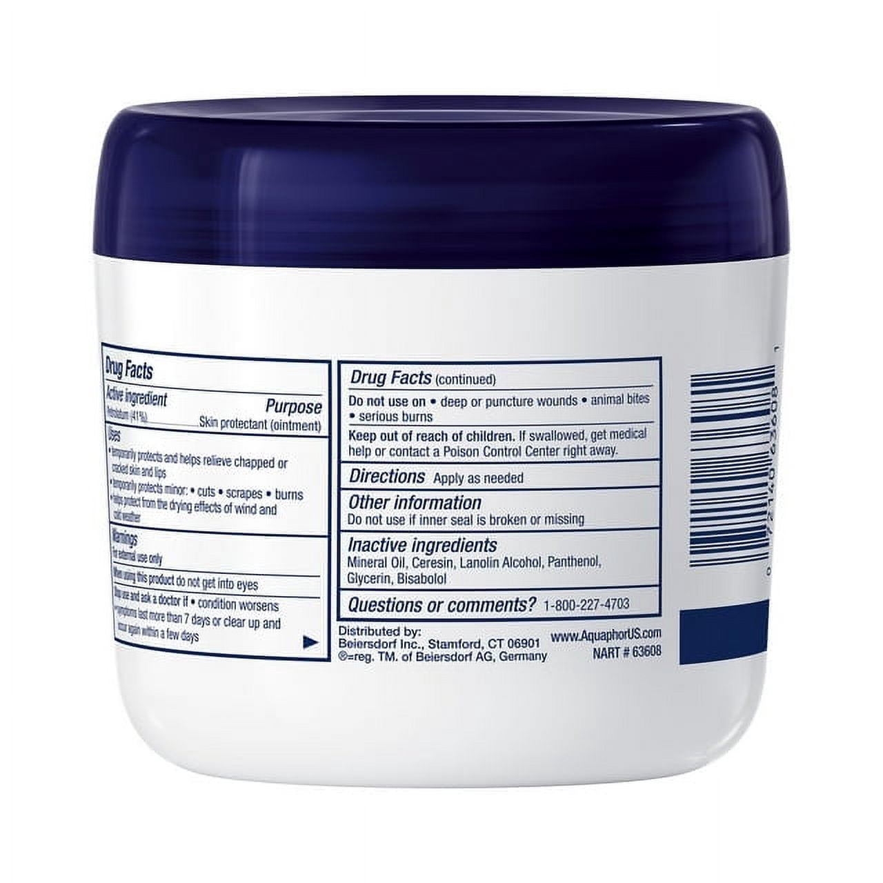 Aquaphor Healing Ointment Advanced Therapy Skin Protectant, 14 Oz (200 Pack)