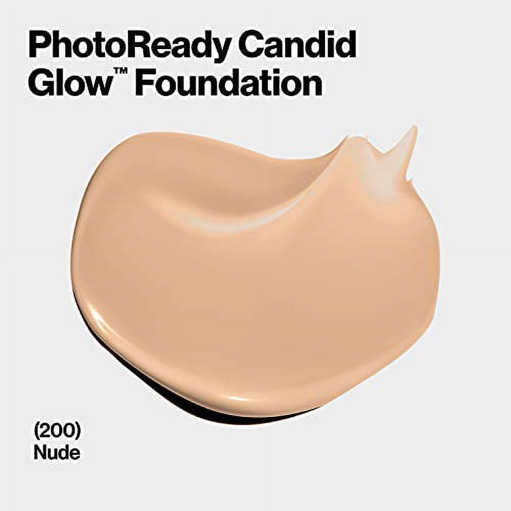 PhotoReady Candid Glow Moisture Glow Anti-Pollution Foundation, 200 Nude, 0.75 fl oz