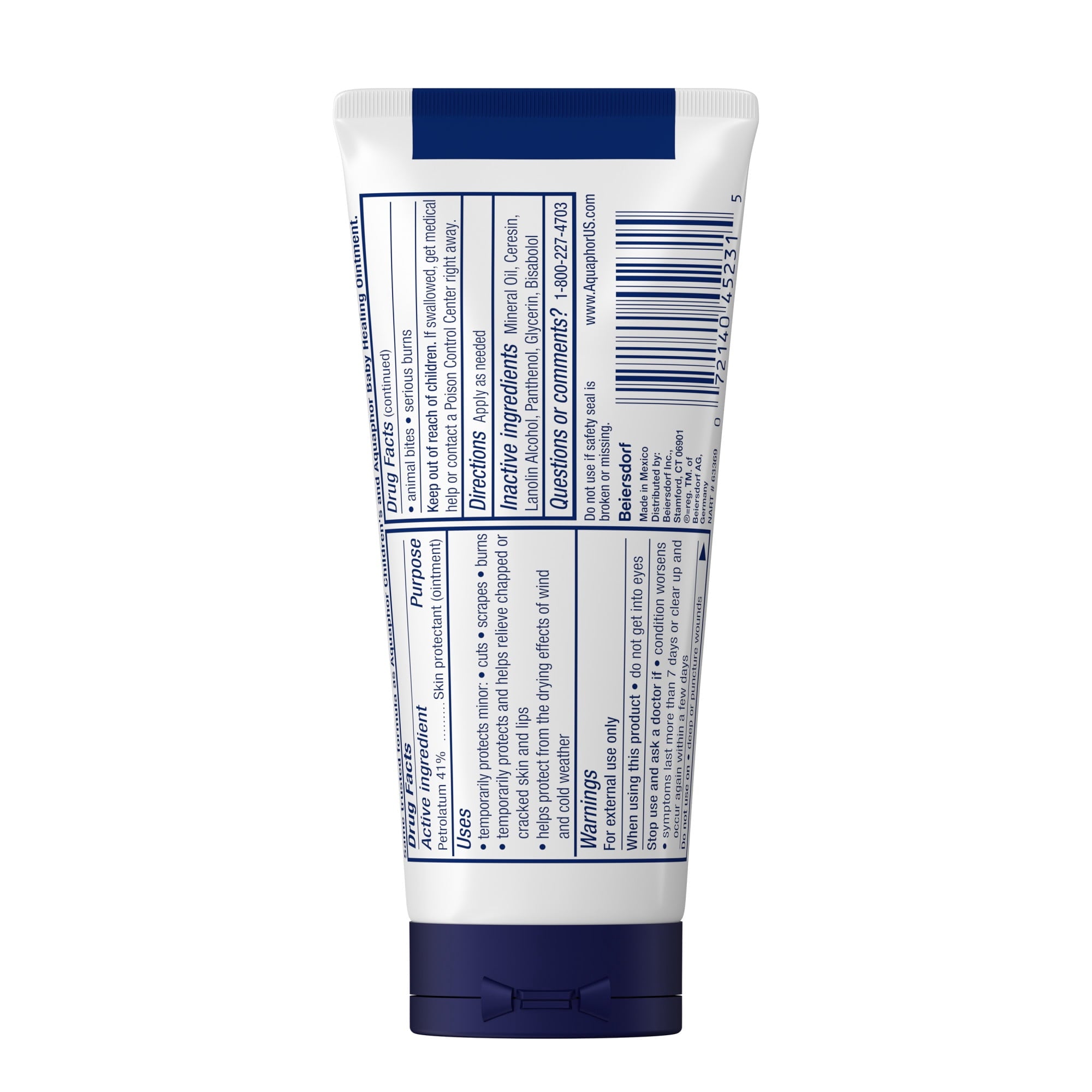 (2 pack) Aquaphor Healing Ointment Skin Protectant, Holiday Gifts, 1.75 oz