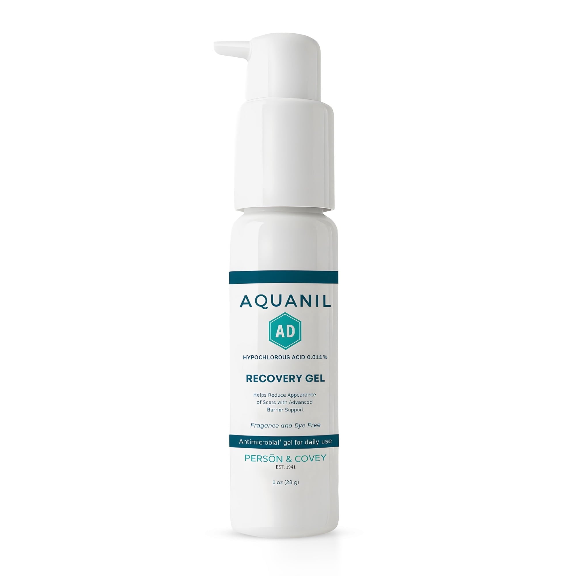 Aquanil AD Recovery Gel Keloid Bump Care with Hypochlorous Acid, 1 oz