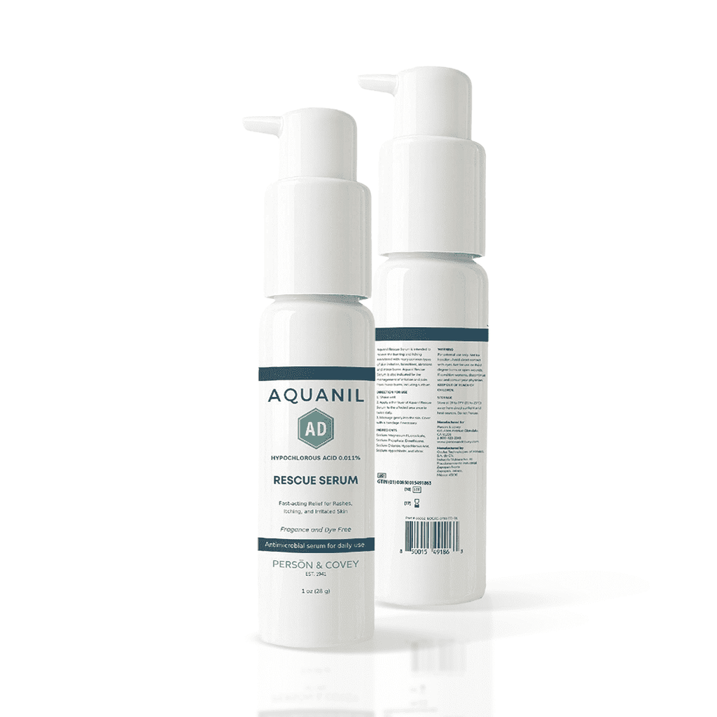 Aquanil AD Rescue Serum with Hypochlorous Acid 0.011%, Skin Hydrating Serum, 1 oz