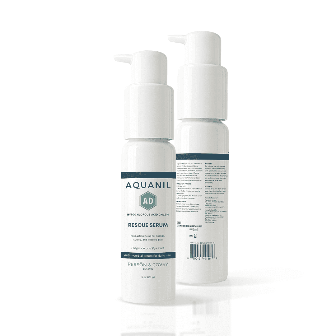 Aquanil AD Rescue Serum with Hypochlorous Acid 0.011%, Skin Hydrating Serum, 1 oz