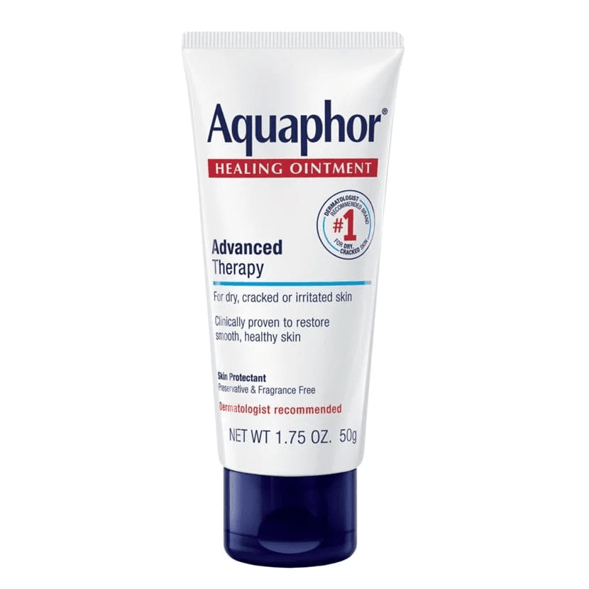 Aquaphor Advanced Therapy Healing Ointment Skin Protectant Tube, Unscented, 1.75 oz (4 Pack) (Bundle)