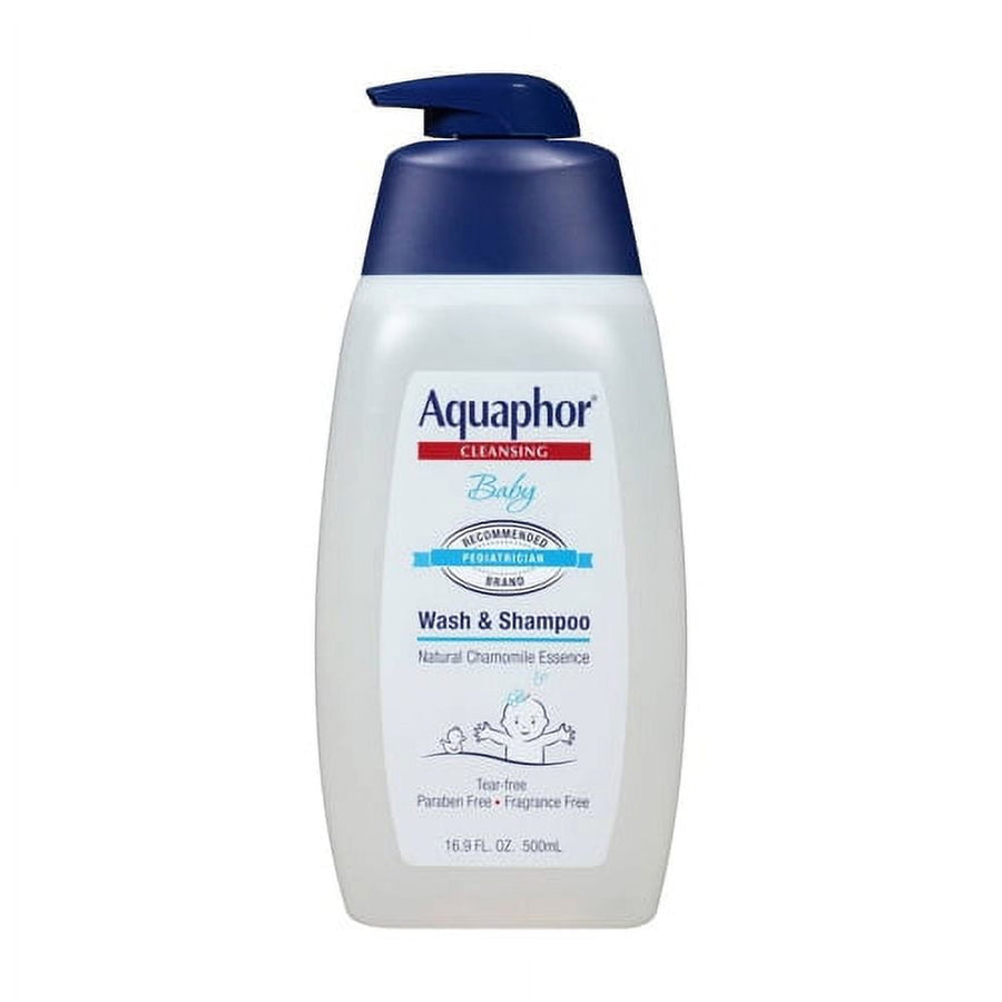 Aquaphor Cleansing Baby Wash And Shampoo, Tear Free, 16.9 Oz, 6 Pack
