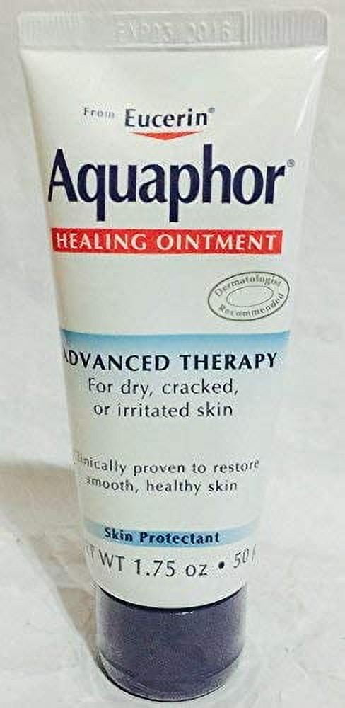 Aquaphor Healing Ointment for Dry, Cracked or Irritated Skin, 1.75 oz, 2 Pack