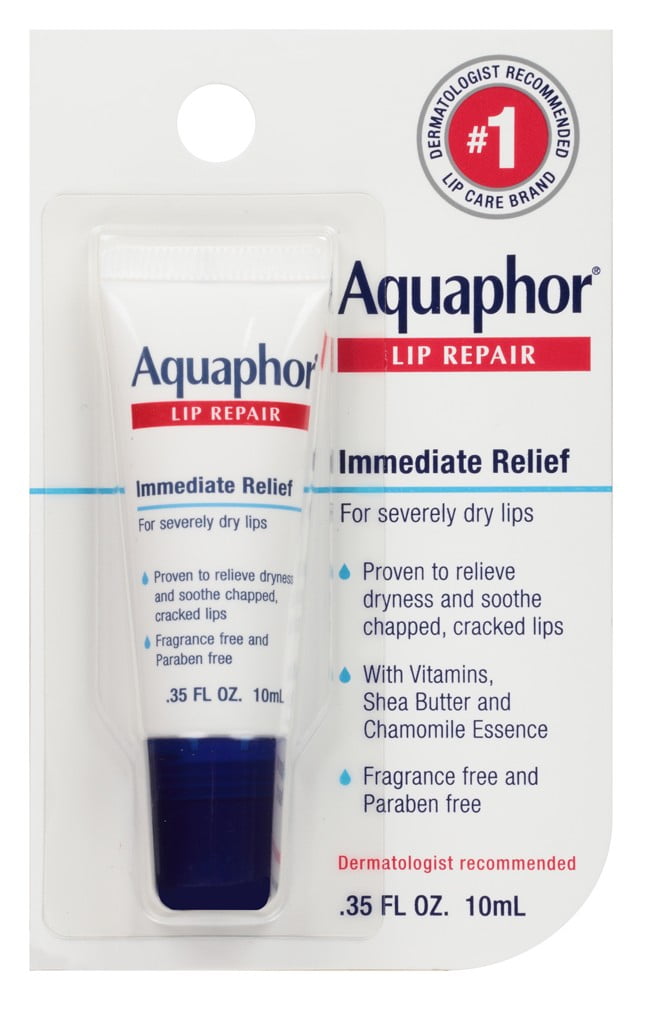 Aquaphor Lip Repair 0.35 Ounce (Pack of 6)
