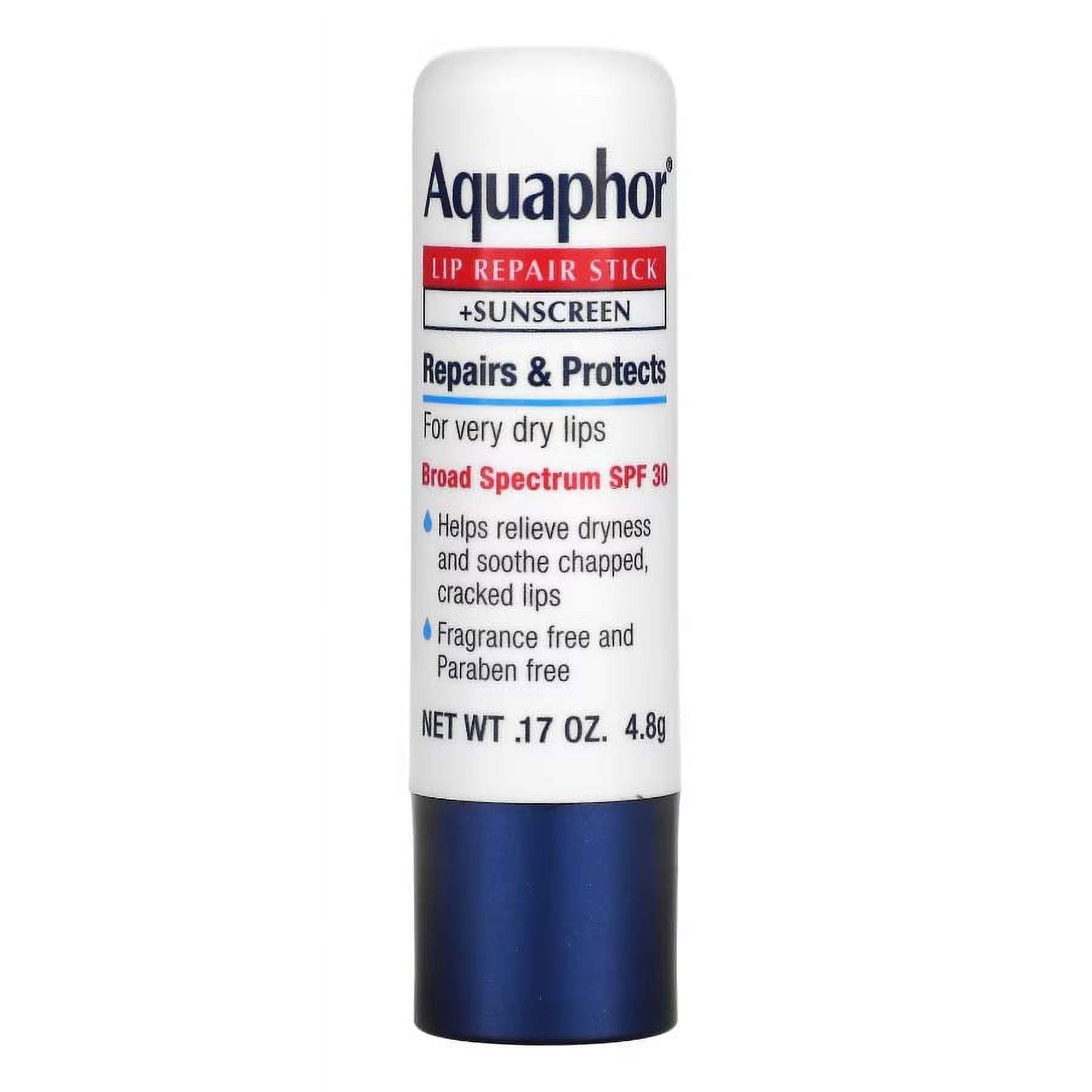 Aquaphor Broad Spectrum SPF 30 Lip Repair Stick + Sunscreen 0.17 oz