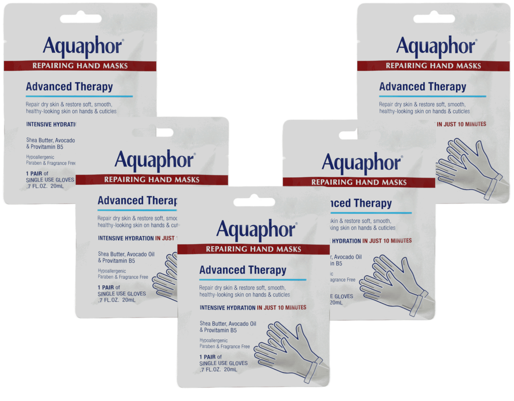 Aquaphor Repairing Hand Mask Advanced Threapy Intensive Hydration 5 Pairs