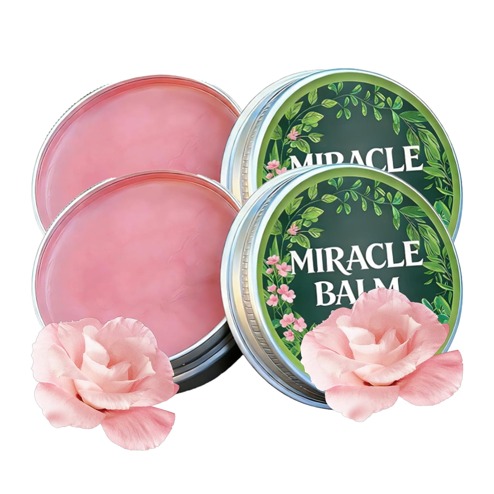 Miracle Muscle Relaxation Body Balm 1 Oz Natural Arnica Calendula Extract Long Lasting Hydrating Massage Ointment.(2Set)