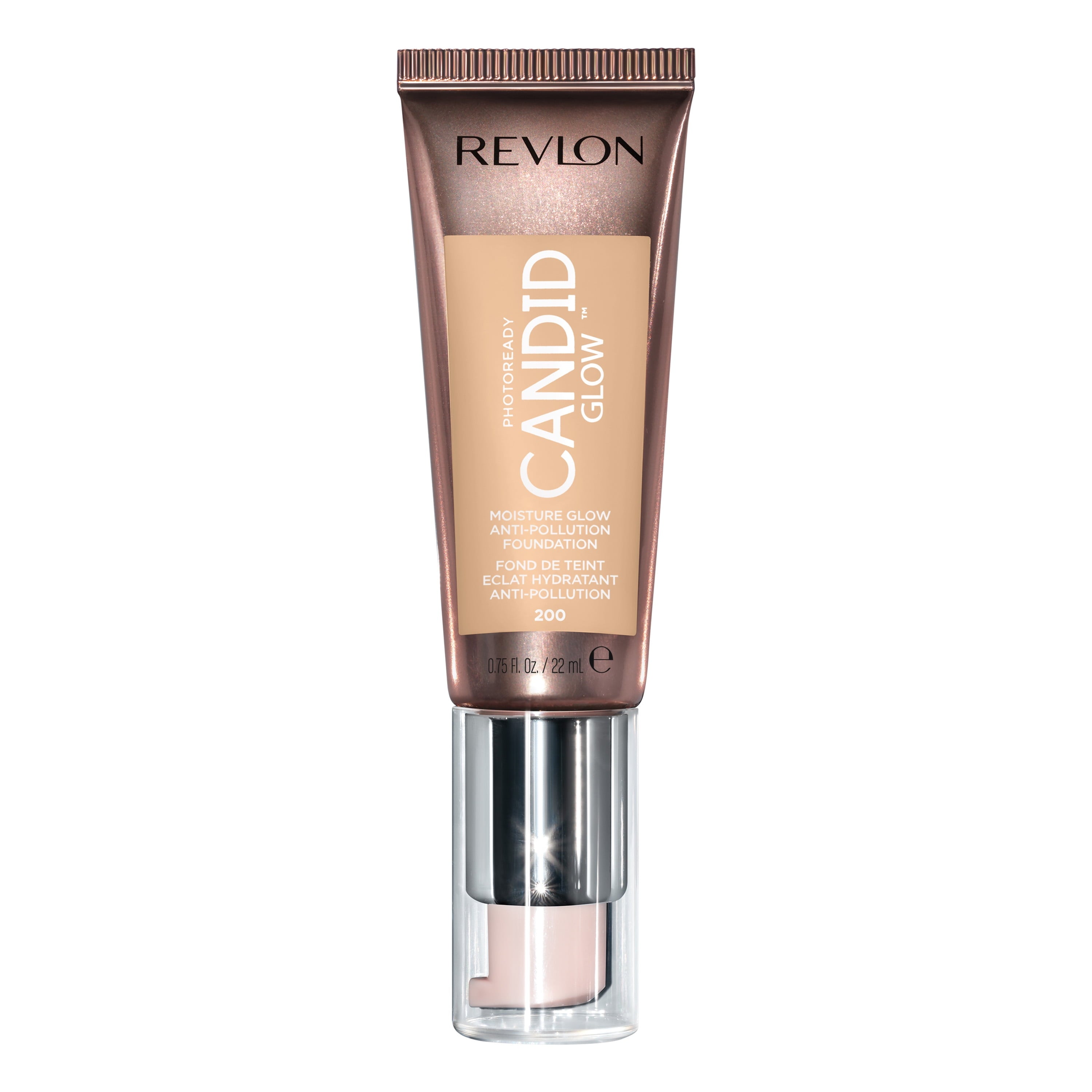 PhotoReady Candid Glow Moisture Glow Anti-Pollution Foundation, 200 Nude, 0.75 fl oz