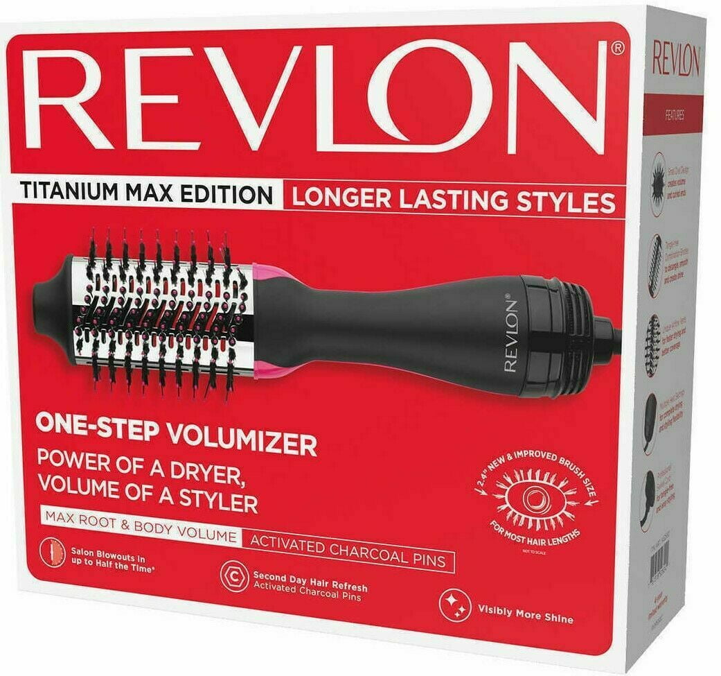 REVLON RVDR5282CT One Step Hair Dryer Volumizer Titanium Max Edition Storage Bag