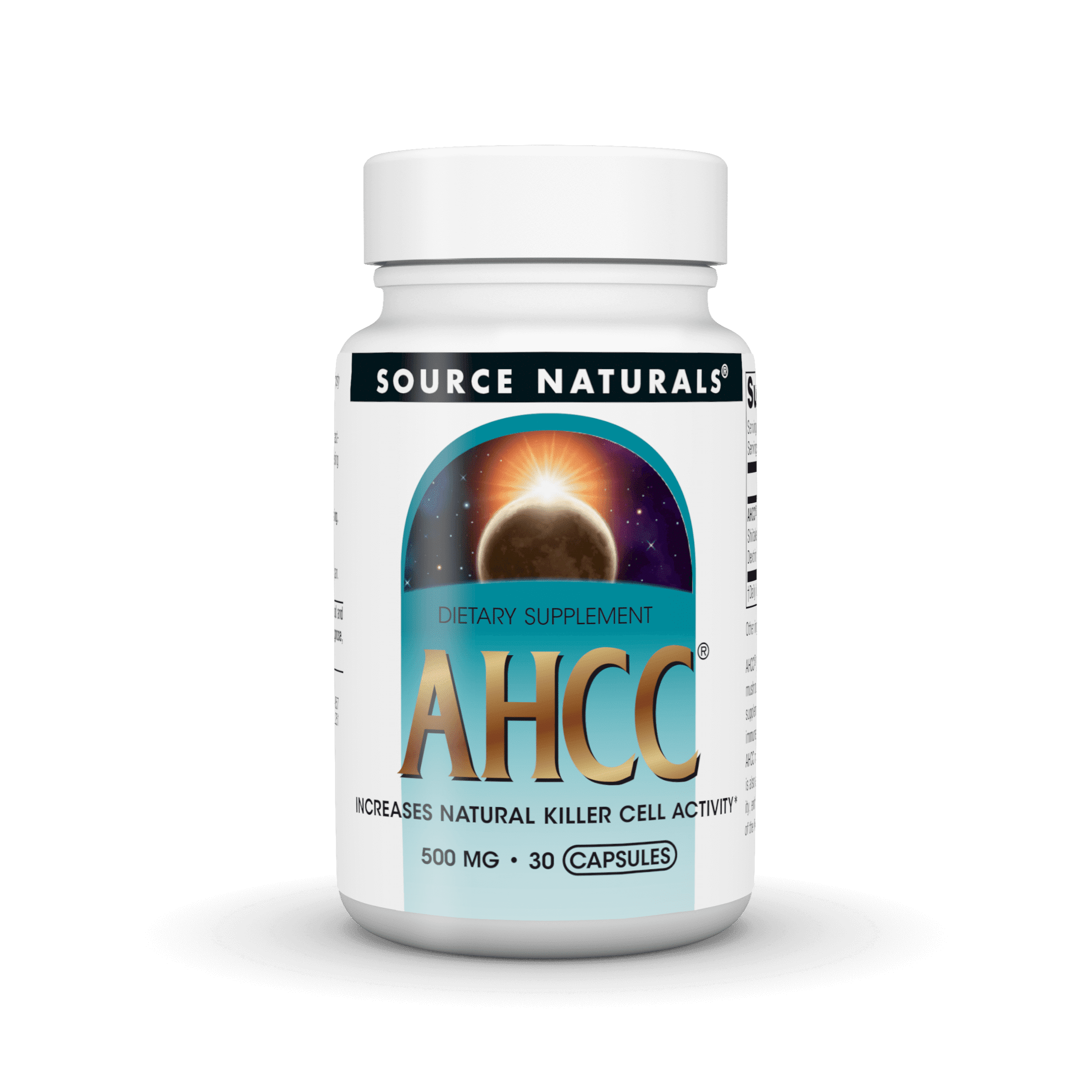 Source Naturals AHCC, Increases Natural Killer Cell Activity* 500mg - 30 Capsules