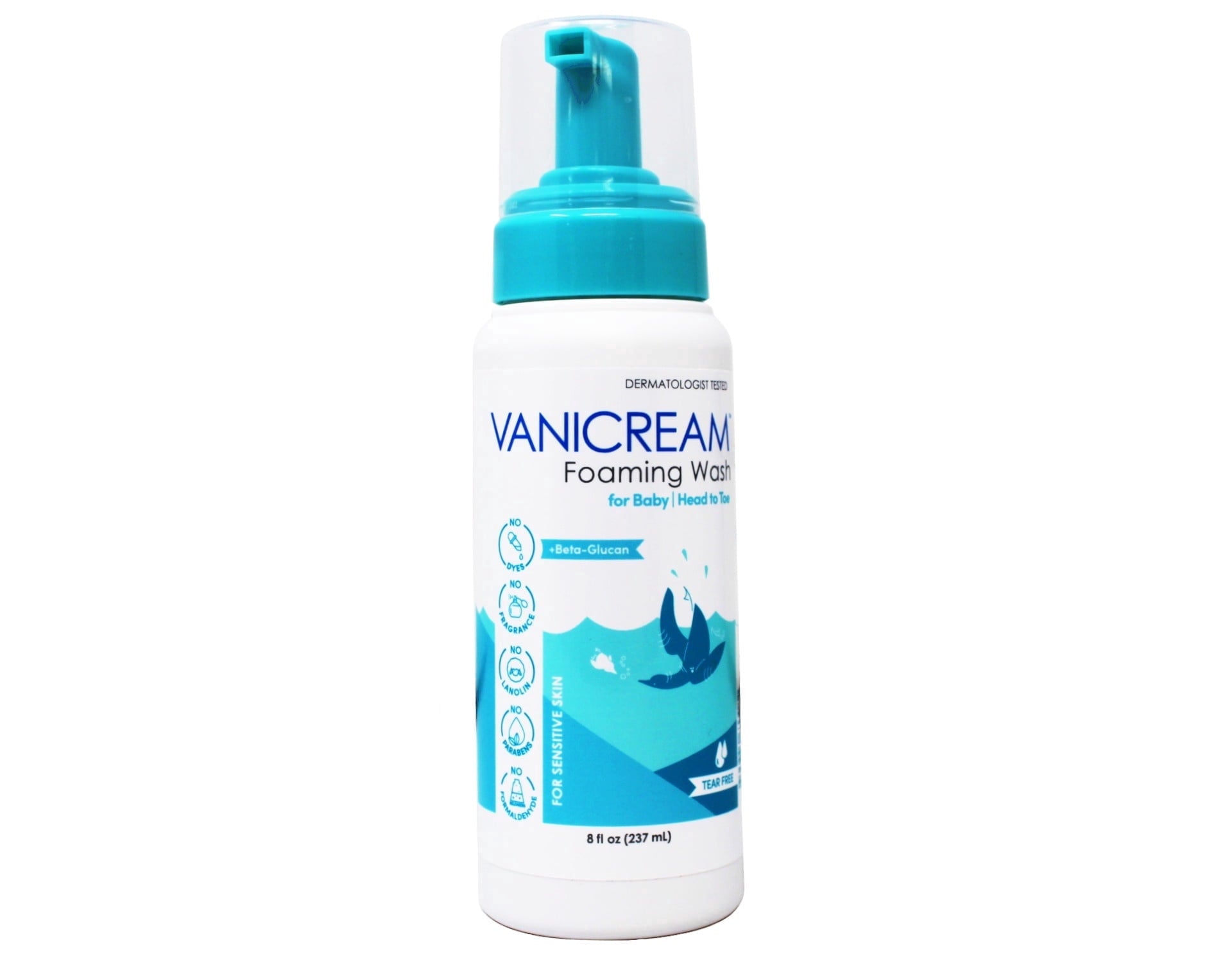 Vanicream Foaming Wash, For Baby, Sensitive Skin, Tear Free, 8 fl oz (237 ml)