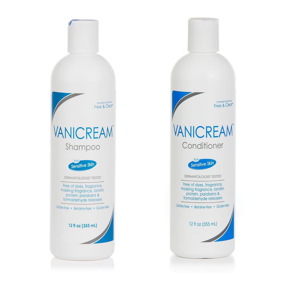 Vanicream Shampoo & Conditioner For Sensitive Skin, 12 oz
