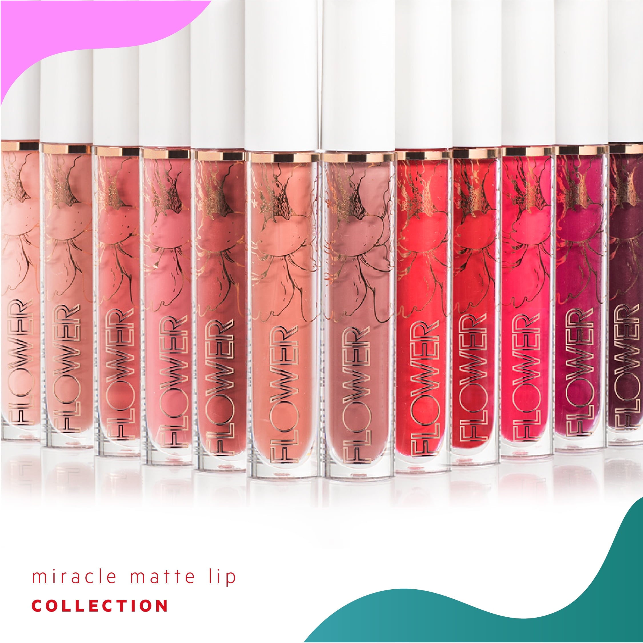 FLOWER Beauty Miracle Matte Liquid Lip - English Rose