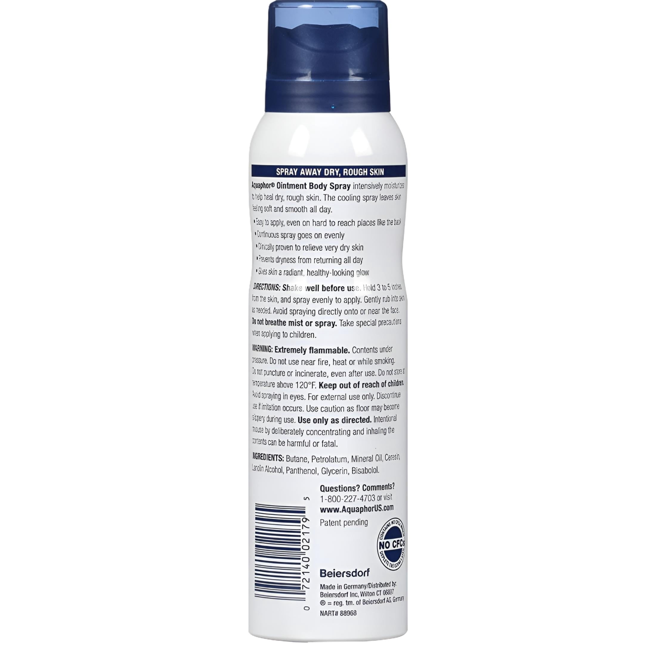 Aquaphor Advanced Therapy Ointment Body Spray 3.72 oz (Pack of 3)
