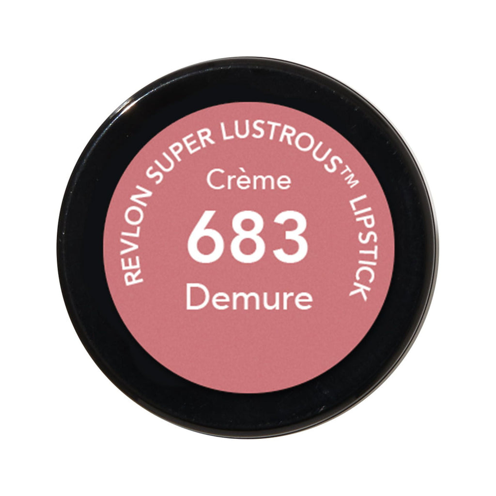 Revlon Super Lustrous Lipstick, Demure (683), 0.15 oz