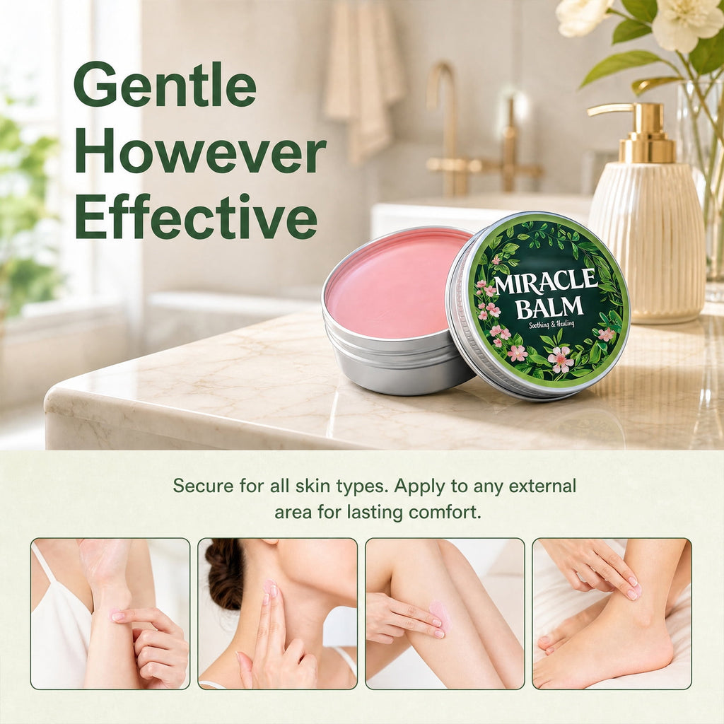 Miracle Muscle Relaxation Body Balm 1 Oz Natural Arnica Calendula Extract Long Lasting Hydrating Massage Ointment.(2Set)
