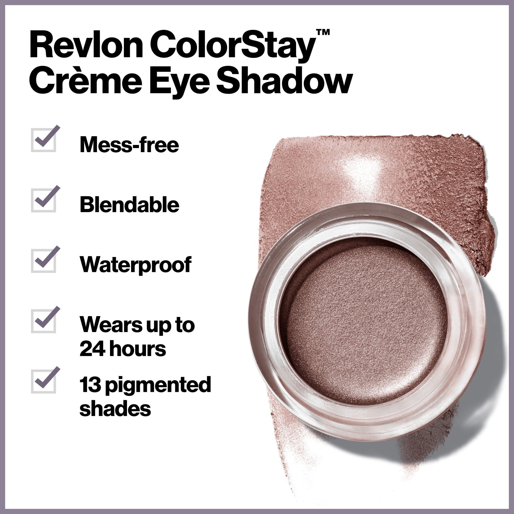 Revlon Colorstay Creme Eyeshadow Bold, #850 Tuxedo