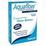 Aquaflow Water Balance Support Tablets – Helps Maintain Healthy Fluid Balance & Reduce Occasional Water Retention – Botanical Blend with Juniper, Parsley & Cranberry – Vegan – 60 Tablets*