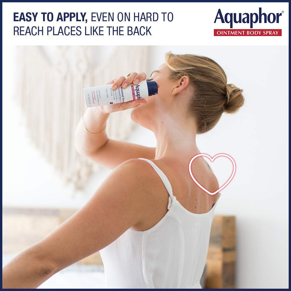 Aquaphor Ointment Body Spray - Moisturizes and Heals Dry, Rough Skin - 3.7 oz. Spray Can