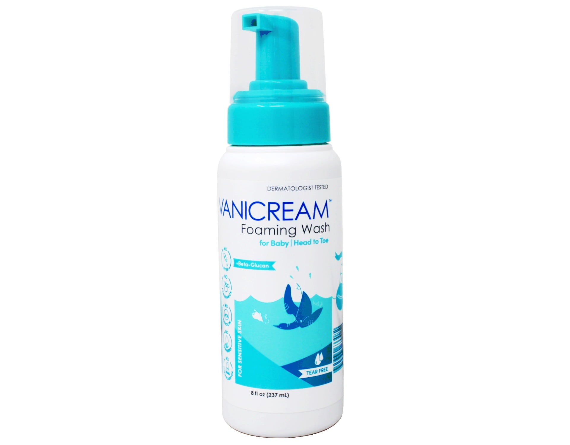 Vanicream Foaming Wash, For Baby, Sensitive Skin, Tear Free, 8 fl oz (237 ml)