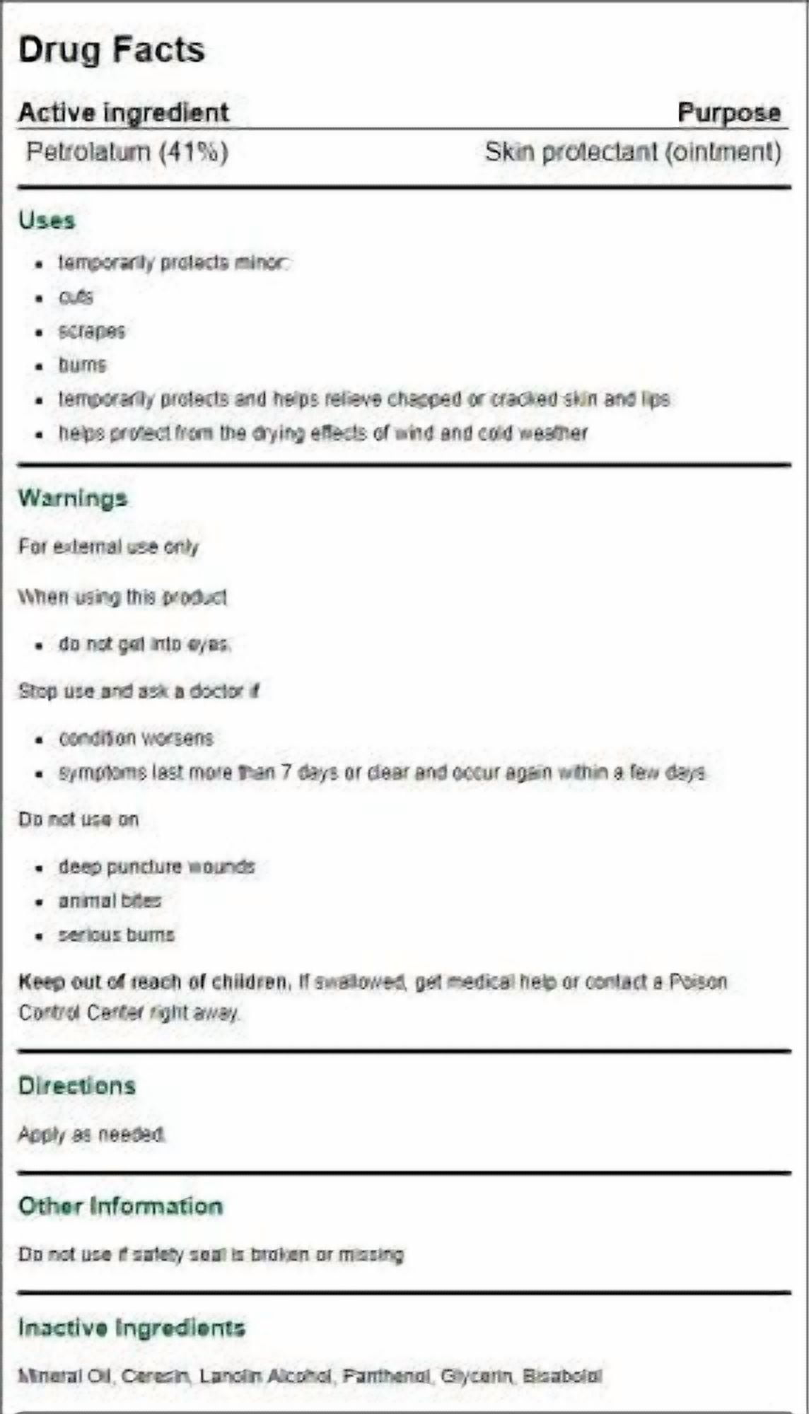 Aquaphor Healing Ointment Advanced Therapy Skin Protectant for Dry Cracked Irritated Skin, 1.75 oz Tube (Pack of 3)