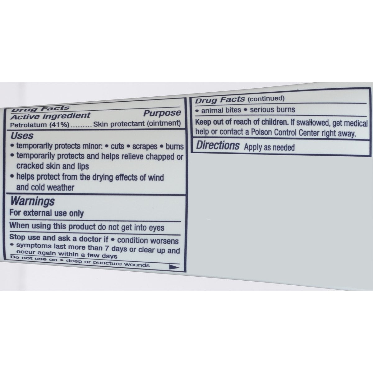 Pack of 4 Aquaphor Advanced Therapy Healing Ointment Skin Protectant Tube - 1.75 oz - Package may vary