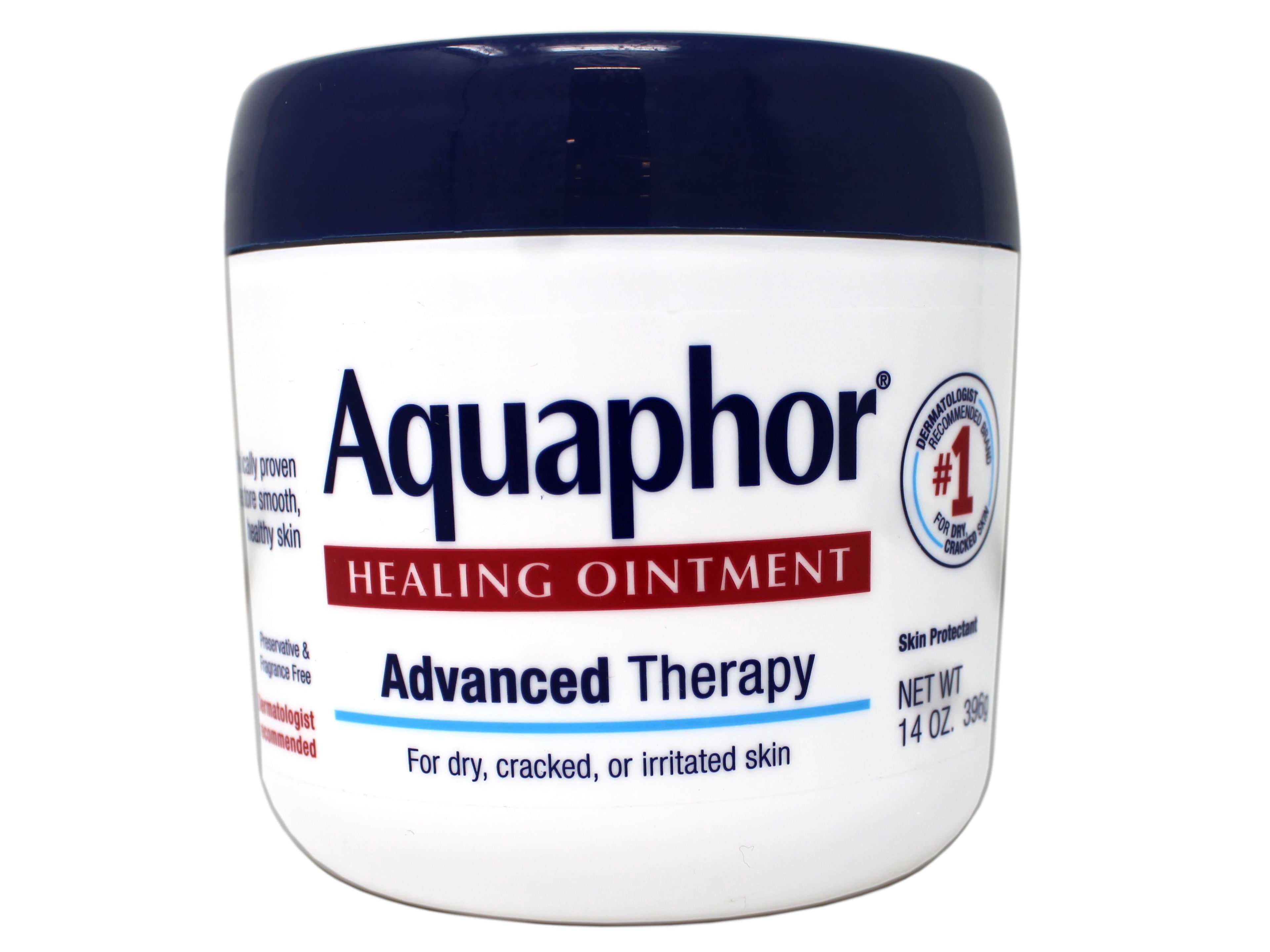 Aquaphor Healing Ointment Advanced Therapy, 14-Ounce Jars (Pack Of 2)