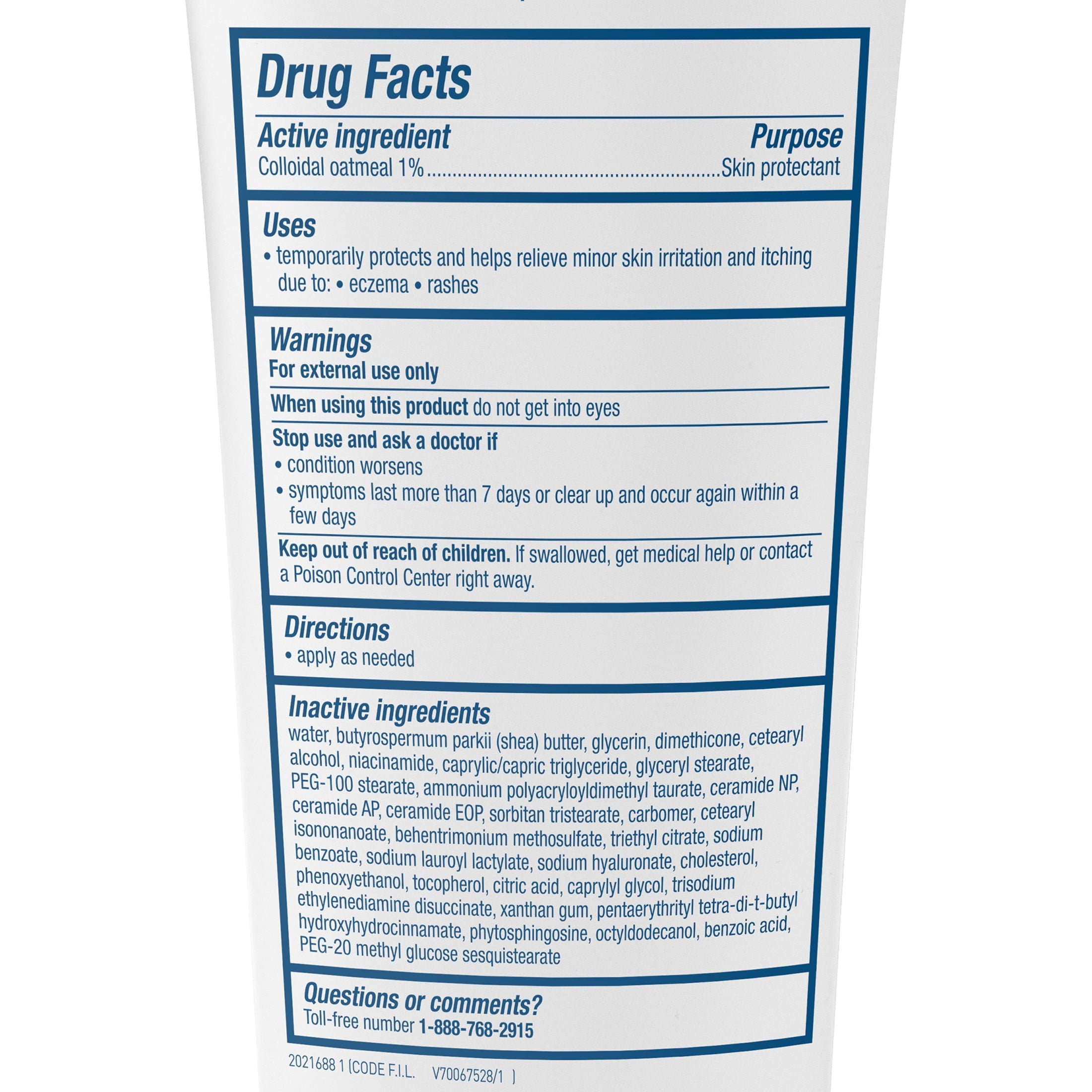 CeraVe Eczema Relief Moisturizing Cream 8 fl oz