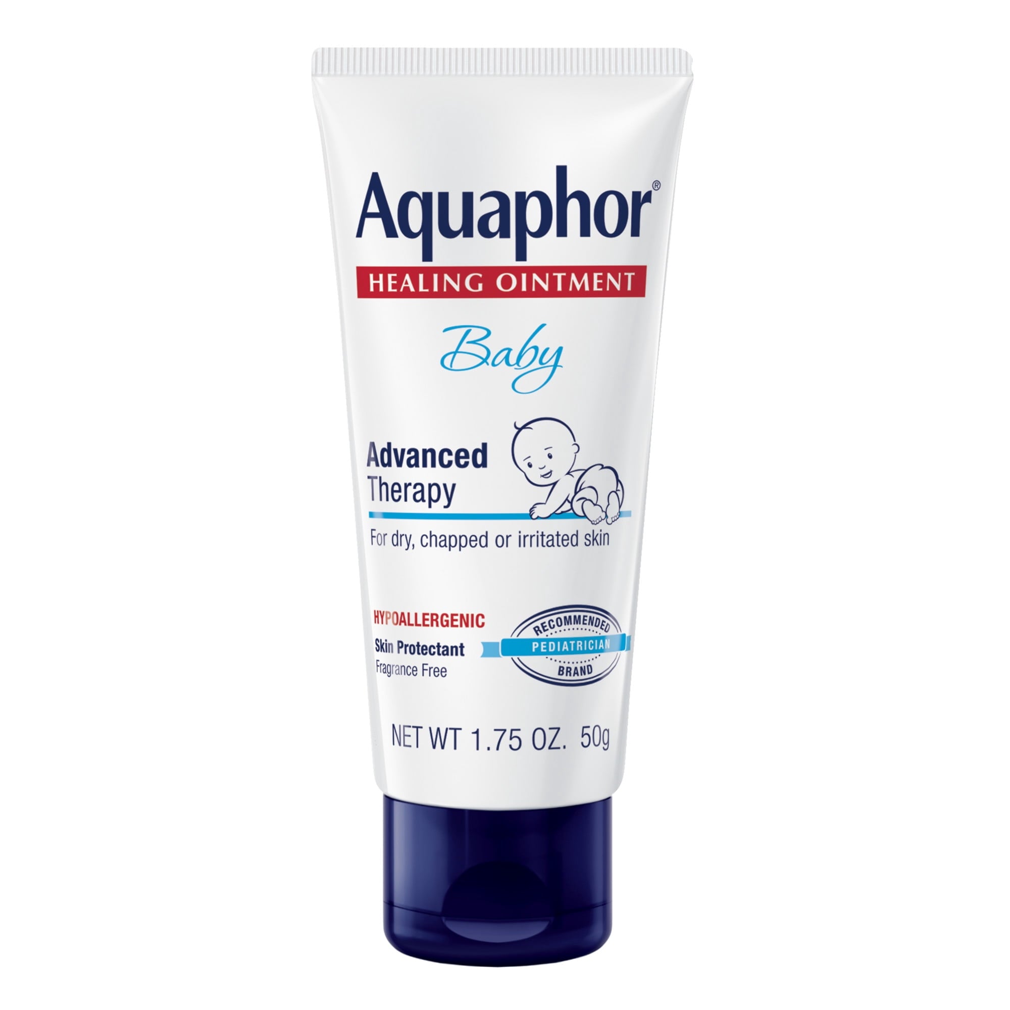 (3 pack) Aquaphor Baby Healing Ointment for Teething, Drool and Diaper Rash Cream, Travel Size, 1.75 oz